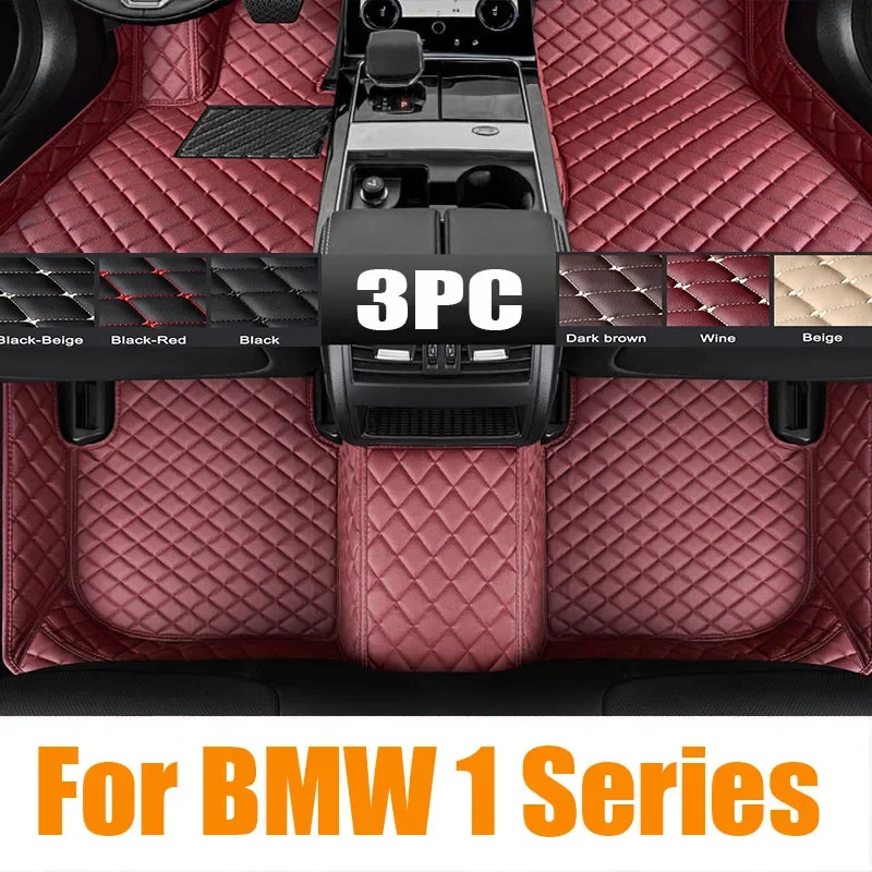 For BMW 1 Series F20 Hatchback 2010-2019 Auto Car Floor Mats All-Weather TPE Foot Mats Odorless Pad Waterproof Tray Mat Interior