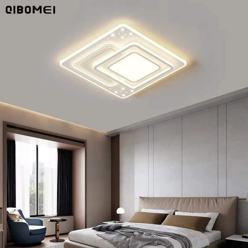 Simple Square Led Bedroom Ceiling Light 2026 New Hotel Guest Room Study Balcony Lamp Modern Home Indoor Decoration Lighting Lamp