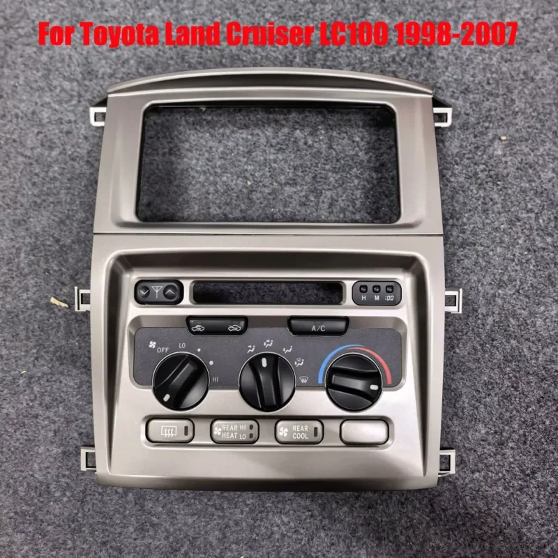 AC Control Panel Middle DVD Frame for Land Cruiser LC100 1998-2007 Dashboard Center Console Trim 55900-60850