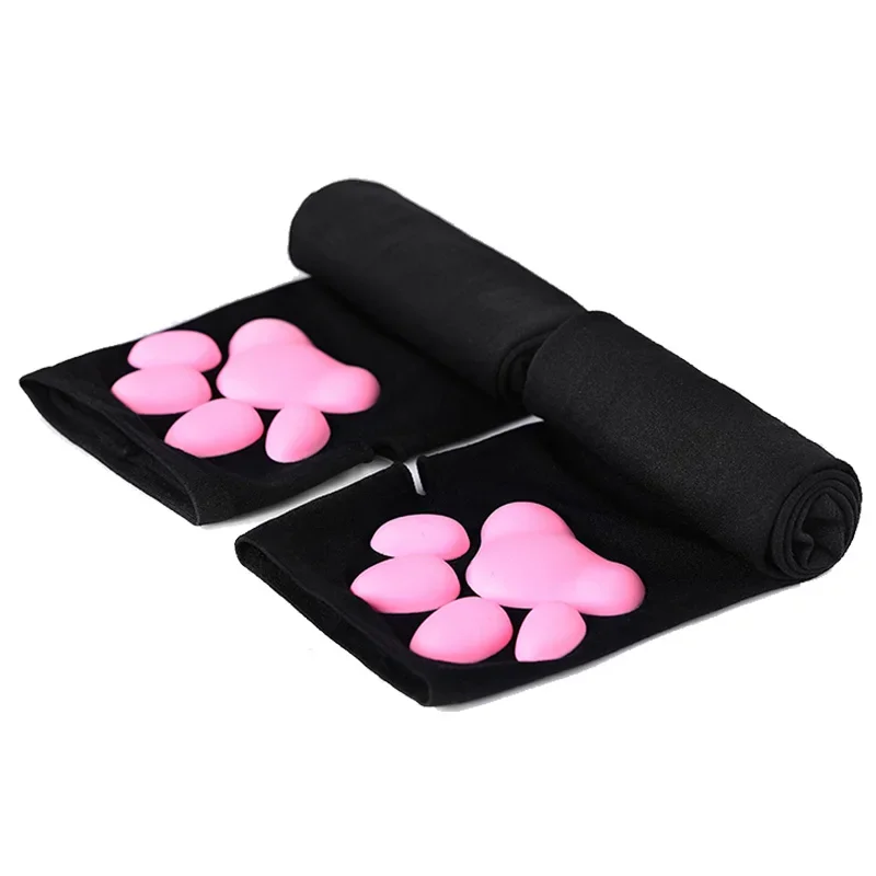 3D Cat Pad Kitten Paw Sleeves Sun Protection Cute Cat Paw Sexy Lolita Cosplay Arm Sleeves Cat Meat Cushion Gloves Sun Sleeves