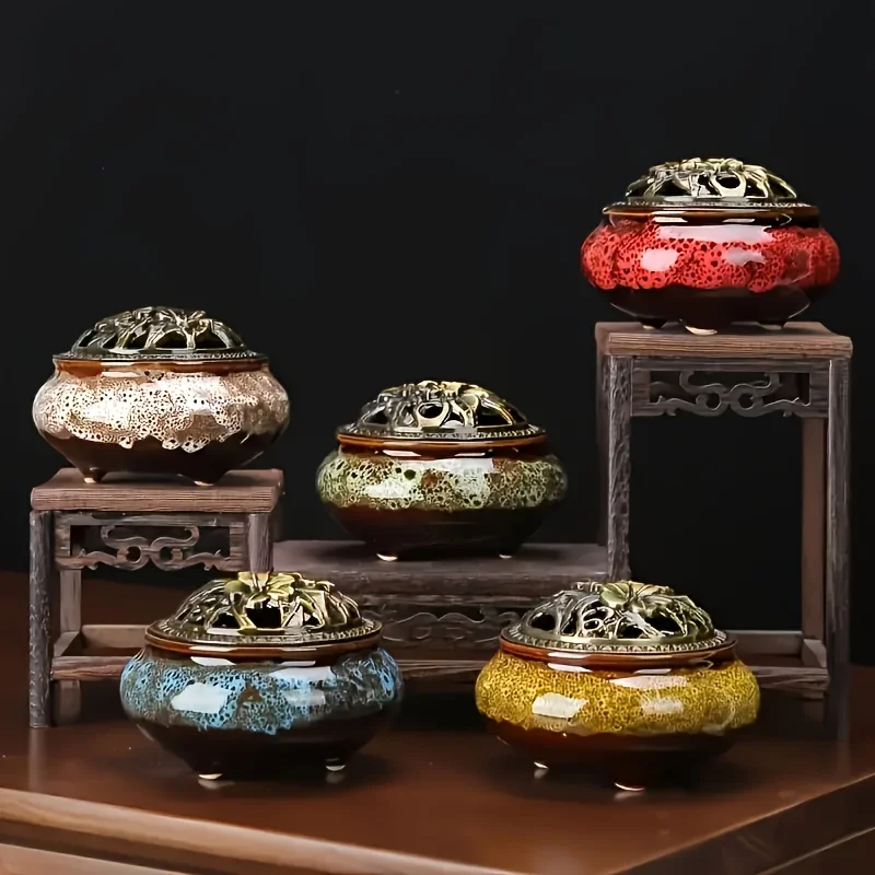 Porte-cigarettes d'aromathérapie en spirale créatif pour la maison, utilisé comme un brûleur décoratif en bois frais pour porte-encens d'intérieur