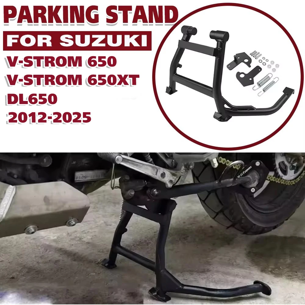 

Motorcycle Main Center Stand For SUZUKI DL650 V-Strom 650 Vstrom 650XT 2012-2025 2024 Center Kickstand Foot Support Parking Rack