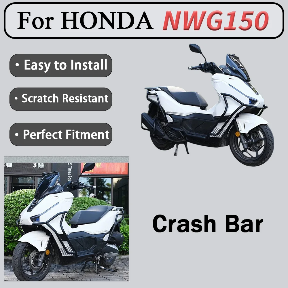 For Honda NWG150 Multifunctional Modification Combination with Front And Rear Bumpers Reduce Risk of Shell Damage during Tipping