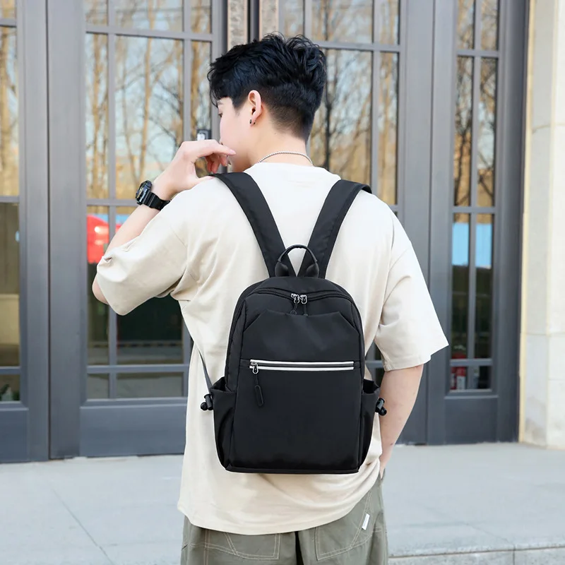 

Men's Mini Backpacks Oxford Cloth Laptop backpack for Men 2026 Small Business Man School Travel Waterproof Student Male Rucksack