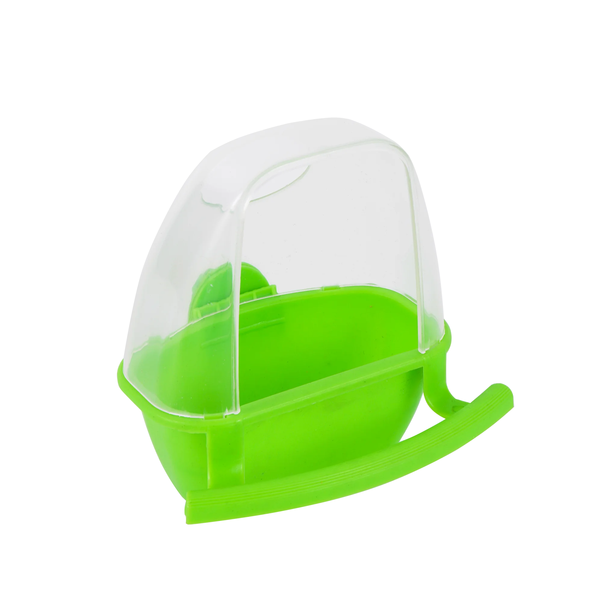 Bird Cage Feeder Parrot Birds Water Hanging Bowl Parakeet Feeder Box Pet Cage Plastic Food Container Bird Supplies 1 Pcs