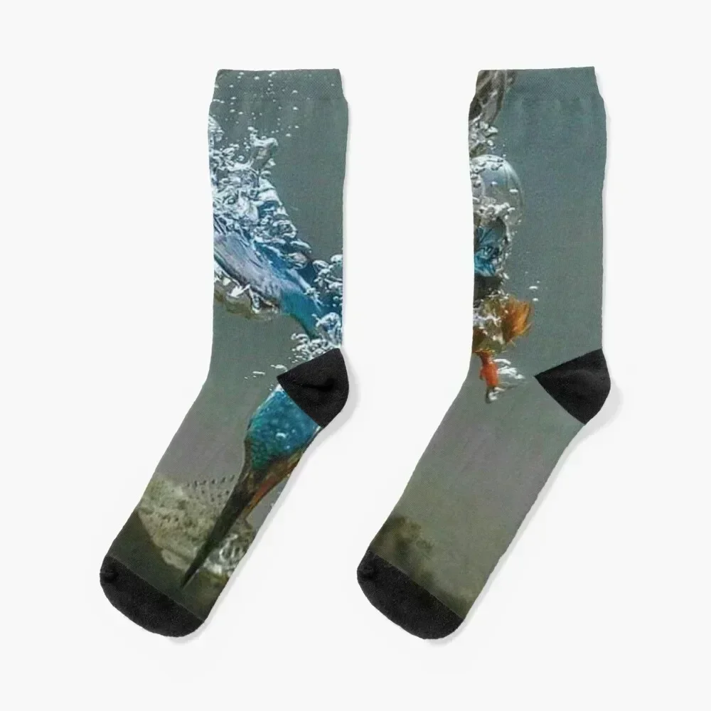 

King Fisher Bird Socks luxe anime retro kids Woman Socks Men's gift snow summer Socks For Women Men's