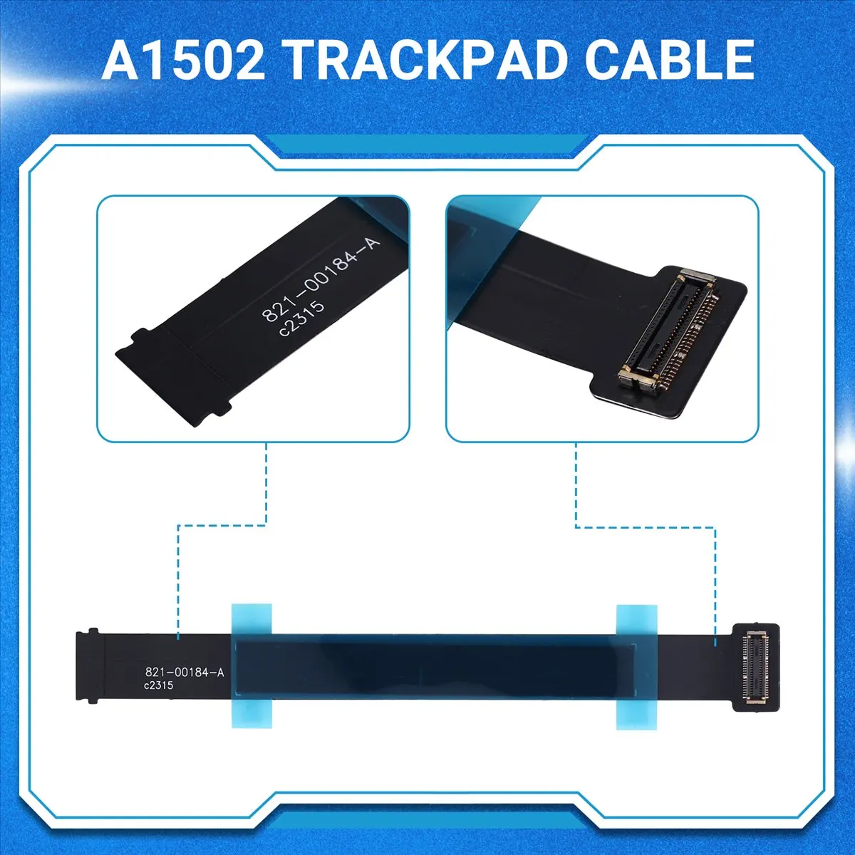 Accesorios para PC de alta calidad en stock: Cable flexible para trackpad A1502 para Macbook Pro Retina 13' A1502