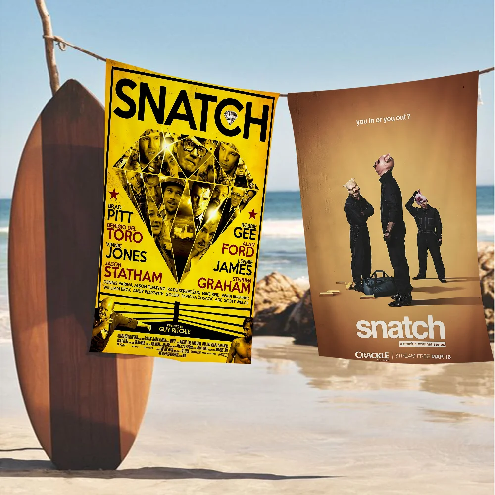 

Snatch Classic Beach Towel Cartoon Cute Summer Kids Large Bath Pool Beach Towel Microfiber Absorbent For Swimming Travel