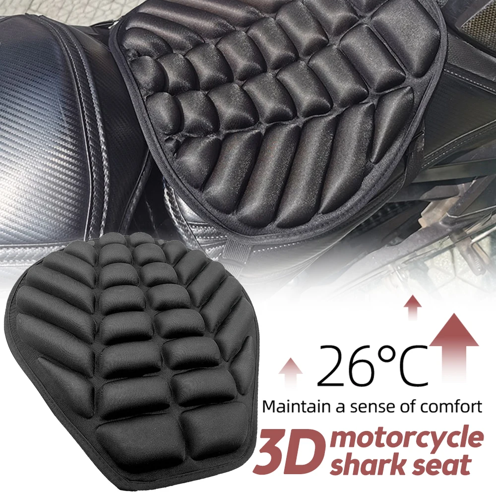 Motorrad-Sitz-Abdeckung Luftpolster Motorrad-Luftsitz-Kissen-Abdeckung Druck-Relief-Schutz Universal-Motorrad-Gel-Sitze
