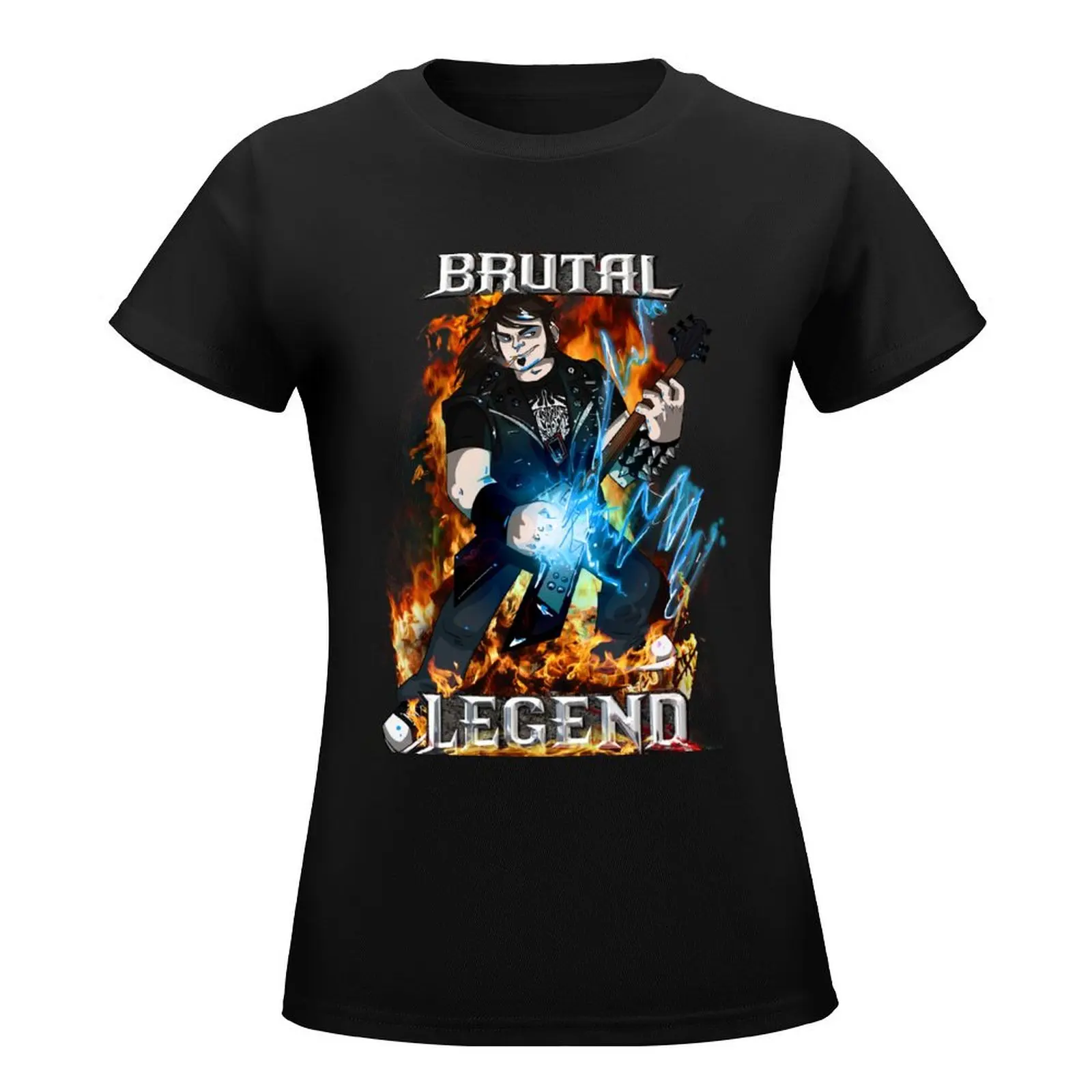 Brutal Legend Eddie Riggs T-Shirt kawaii clothes aesthetic clothes cute clothes anime korean Women's