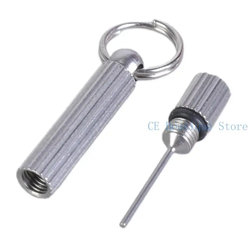 652F thẻ antilost Pin Pin Công cụ động Điện thoại đẩy pin Pin Pin Pin Pin Keyring Detable không gỉ động
