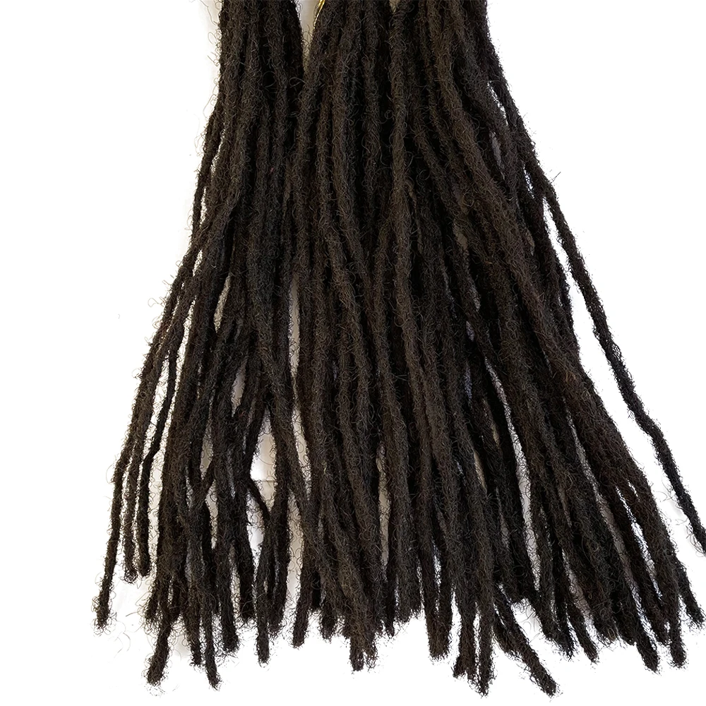 Extensiones de cabello humano africano, Micro tamaño de 0,1 cm, se puede teñir y rizar, hechas a mano, 20 paquetes