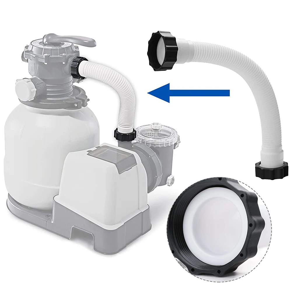 11535 Pool Filter Pump Hose 16 Inch Interconnecting Hose for Intex Filter Pumps Saltwater Systems for Intex Pool Accessories