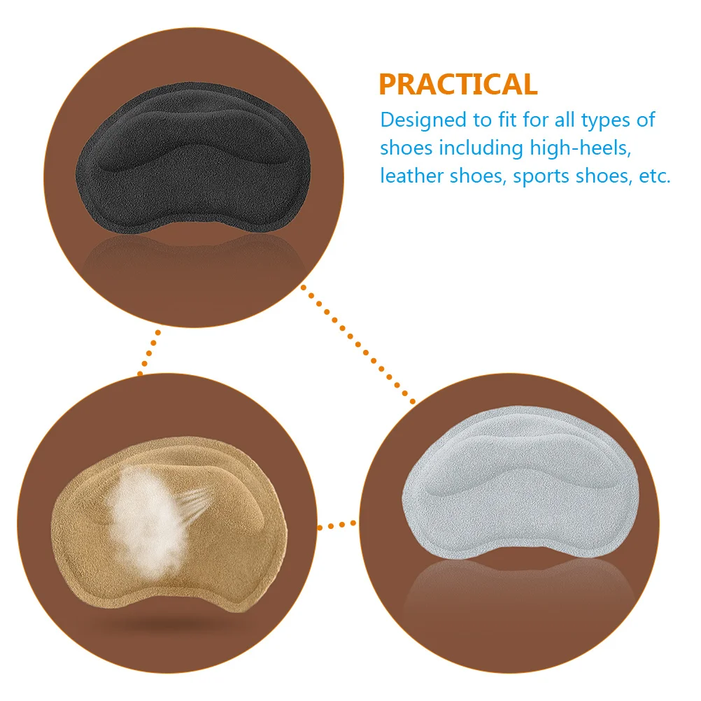 

Invisible Heel Pads Breathable Wear-Resistant Adhesive Inserts For Women Loose Shoes High Heel Liners Foot Cushions Shoe