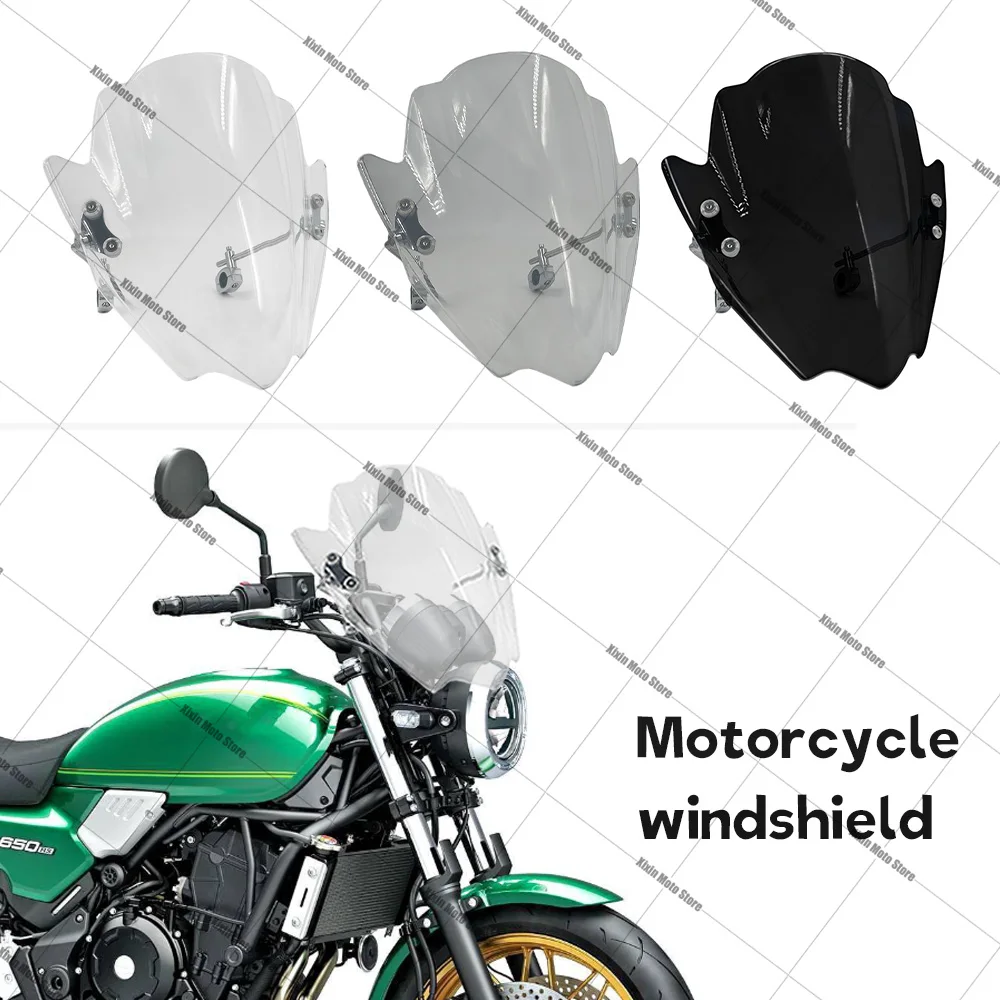 

FOR Kawaski Z650RS Z900RS Z 650 900 RS new Adjustable Windshield Universal Motorcycle Windscreen Deflector Diameter 22.25.28MM