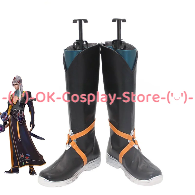 Yone Cosplay Shoes Game HEARTSTEEL LOL Cosplay Props Halloween Carnival Boots Custom Made