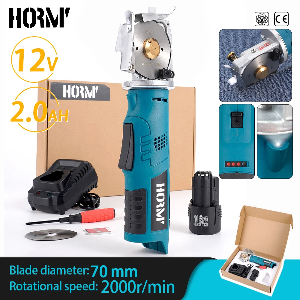 Cordless Electric Scissors Cloth Knife Fabric Cutting Tool Leather Fabric Electric Cutter Kit Cutting Saw For Bosch 12V Battery