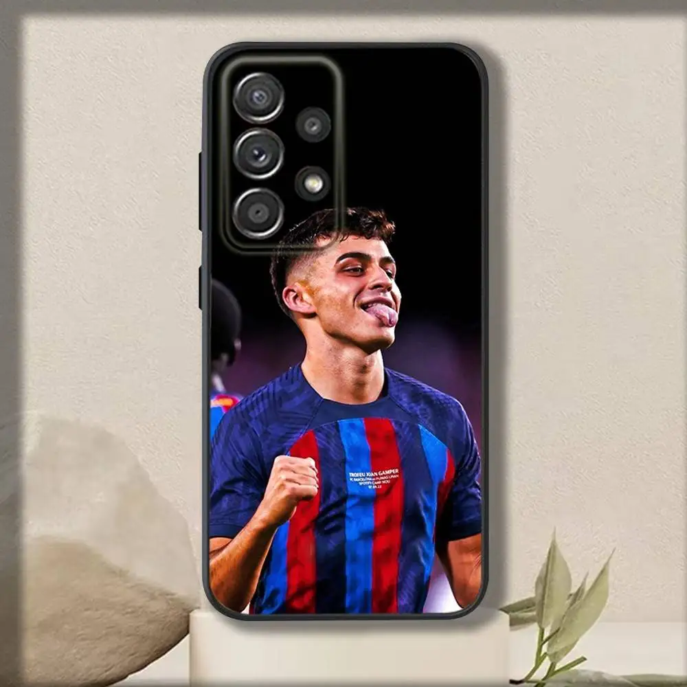 Football P-Pedris No 8 Phone Case For Samsung S 25,24,23,22,30,21,10,9,Ultra,Plus,Lite,FE,4,5 G Soft Black Case - Image 3