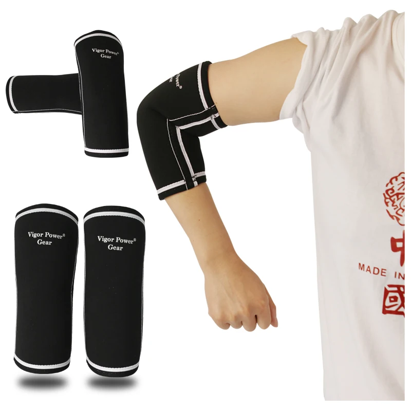 Elbow Support Pad for Weightlifting,Basketball Arm Sleeve, Fitness Elbow Brace, Body Building, 5mm Elbow Sleeve,Sport Safety