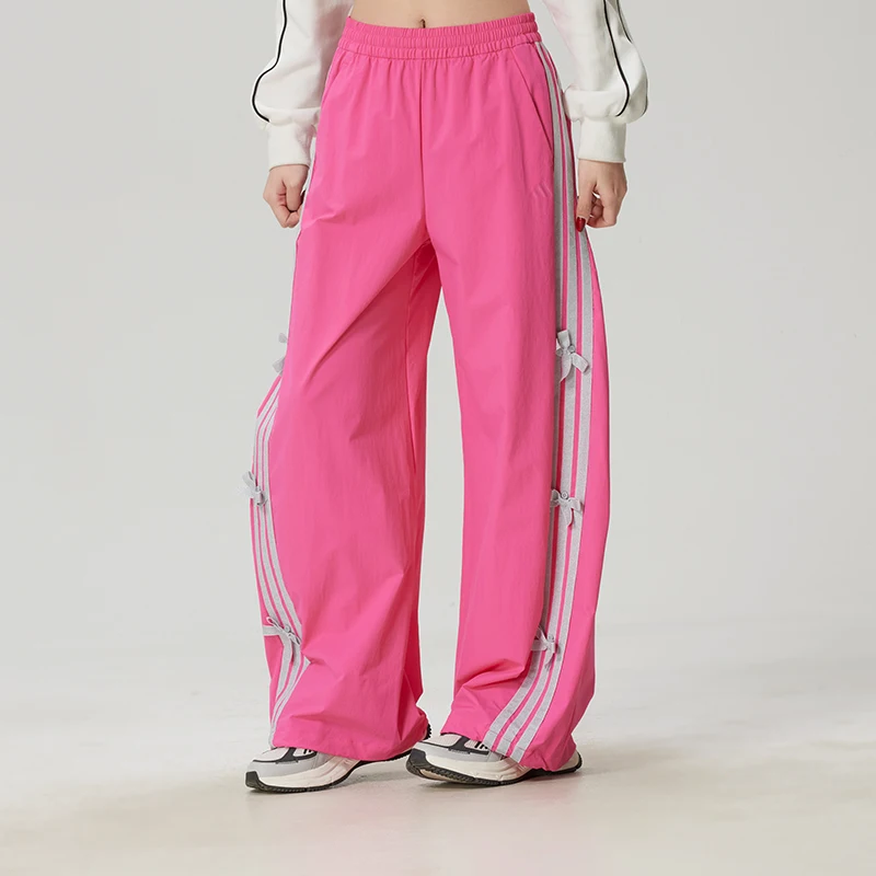 Adidas Women's Pants Sports Pants Fitness Training Running Workout Trendy Fashion Woven Long Pants Kr7597