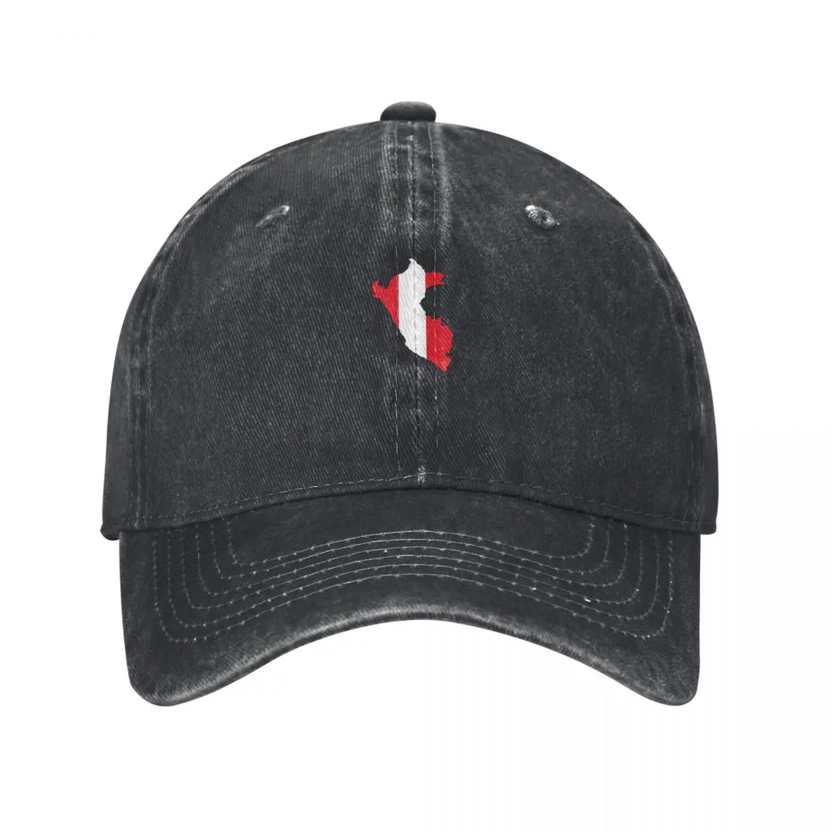

Peru Country Map and Flag Lima South America Baseball Cap golf hat genuine party Hat Women Men's