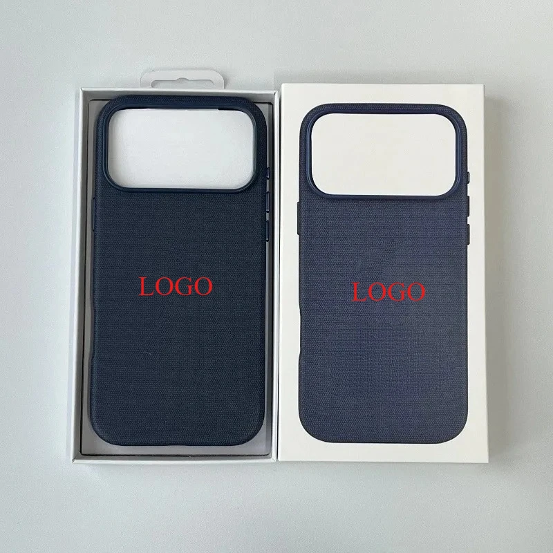 

Premium Tech Fabric Magnetic Case for iPhone 17/17 Pro/17 Pro Max, Full-Body Cloth Texture Protective Cover