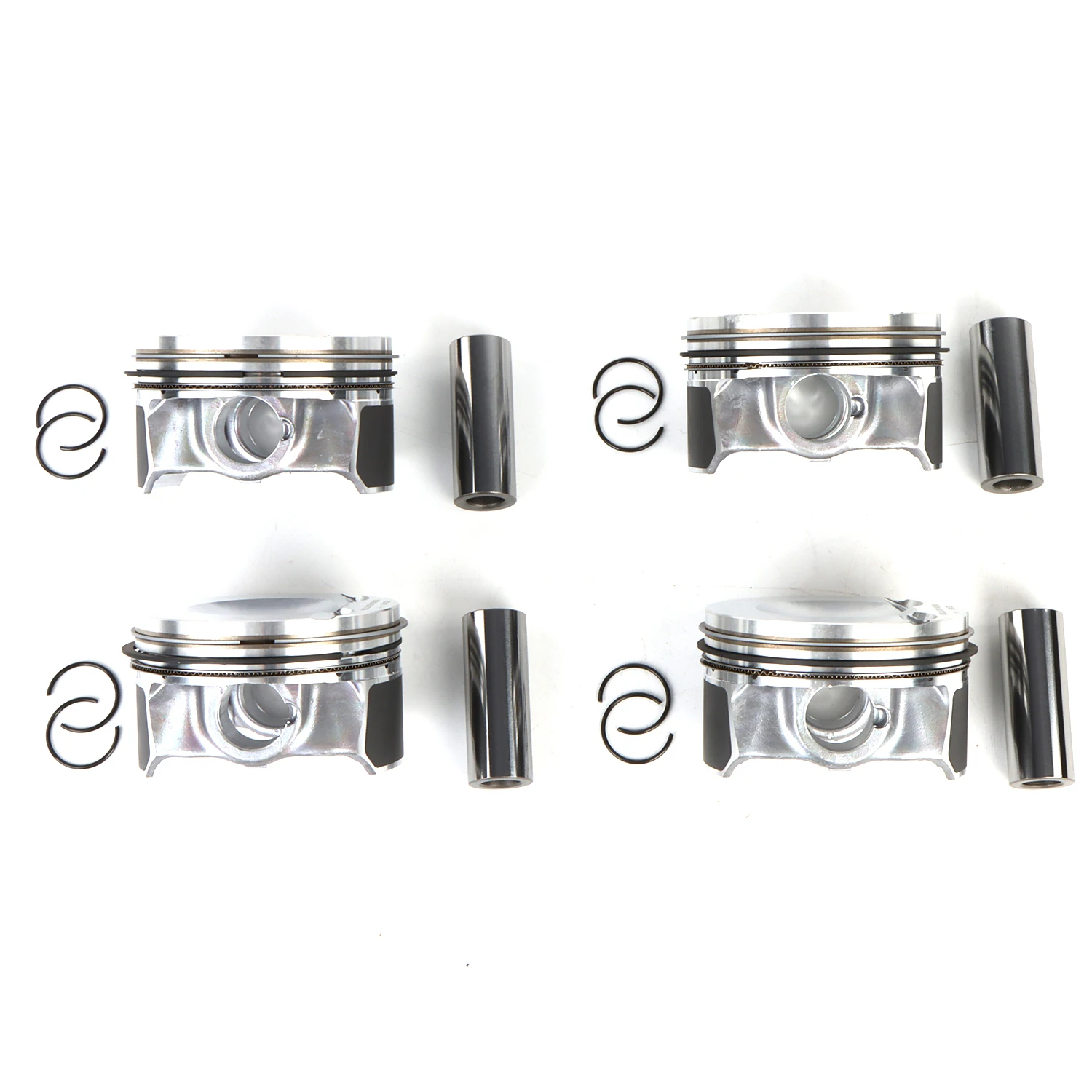 4pcs Engine Φ21mm Pistons & Rings 82.5mm STD Set EA888 For VW GTI Passat Tiguan Audi A3 2.0TSI 2.0TFSI DOHC 16V 2nd generation ﻿
