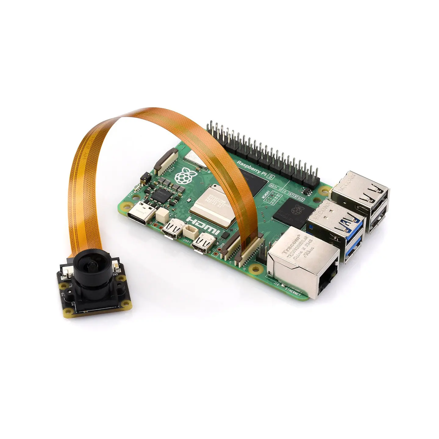Woli Weixue Raspberry Pi 2 million pixel color camera module IMX290 photosensitive chip distortion free lens