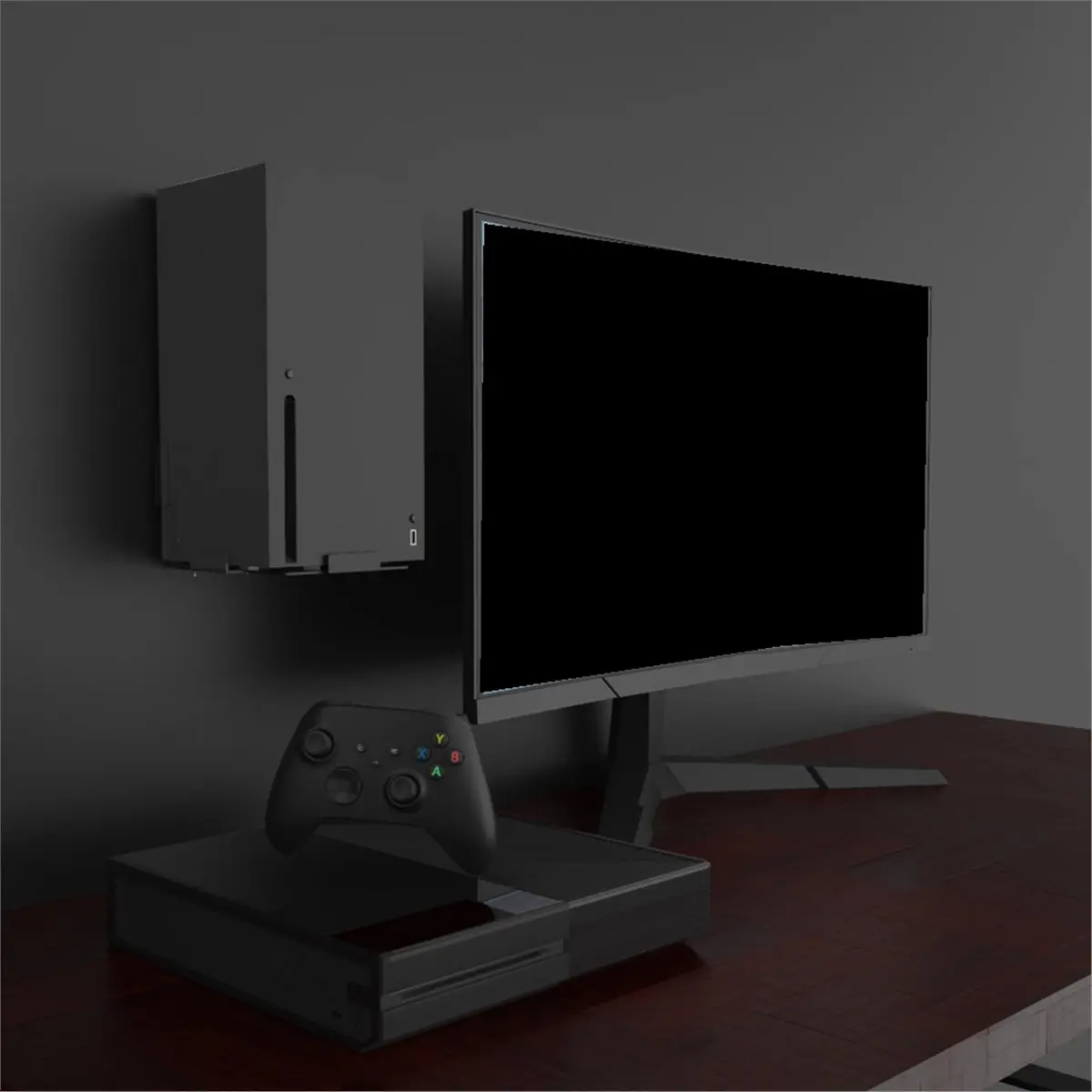 

Вертикальная подставка для игр, игровые элементы для консоли, настенный держатель, кронштейн для хранения 【A74Z Miuai】