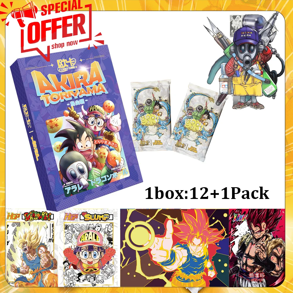 Special Price Dragon Ball Akira toriyama Commemorative Editio Trading Card Game Son Goku Anime Characters Collection Card