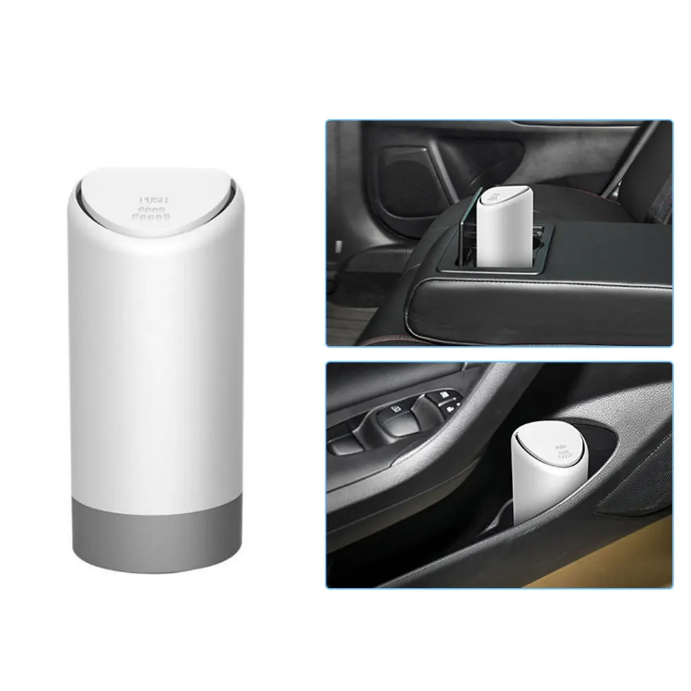 

1x Silicone Auto Car Garbage Can Mini Car Trash Can Garbage Dust Case Holder Rubbish Bin Organization Auto Organizer Storage Box