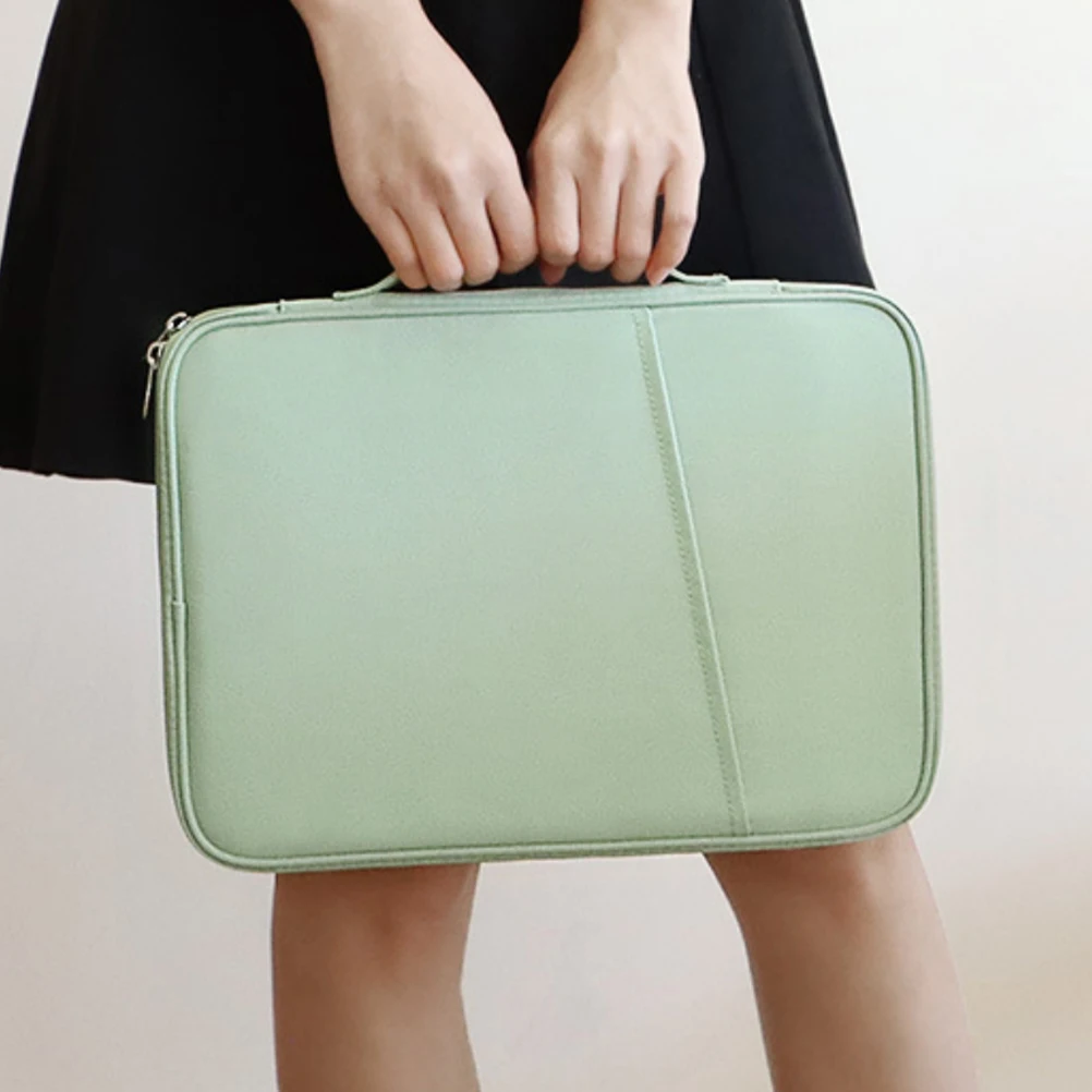 

11 Inch Tablet Bag Lightweight Portable Nylon Wear Resistant Storage Case for Women Travel Ample Space for Accessories Tablet