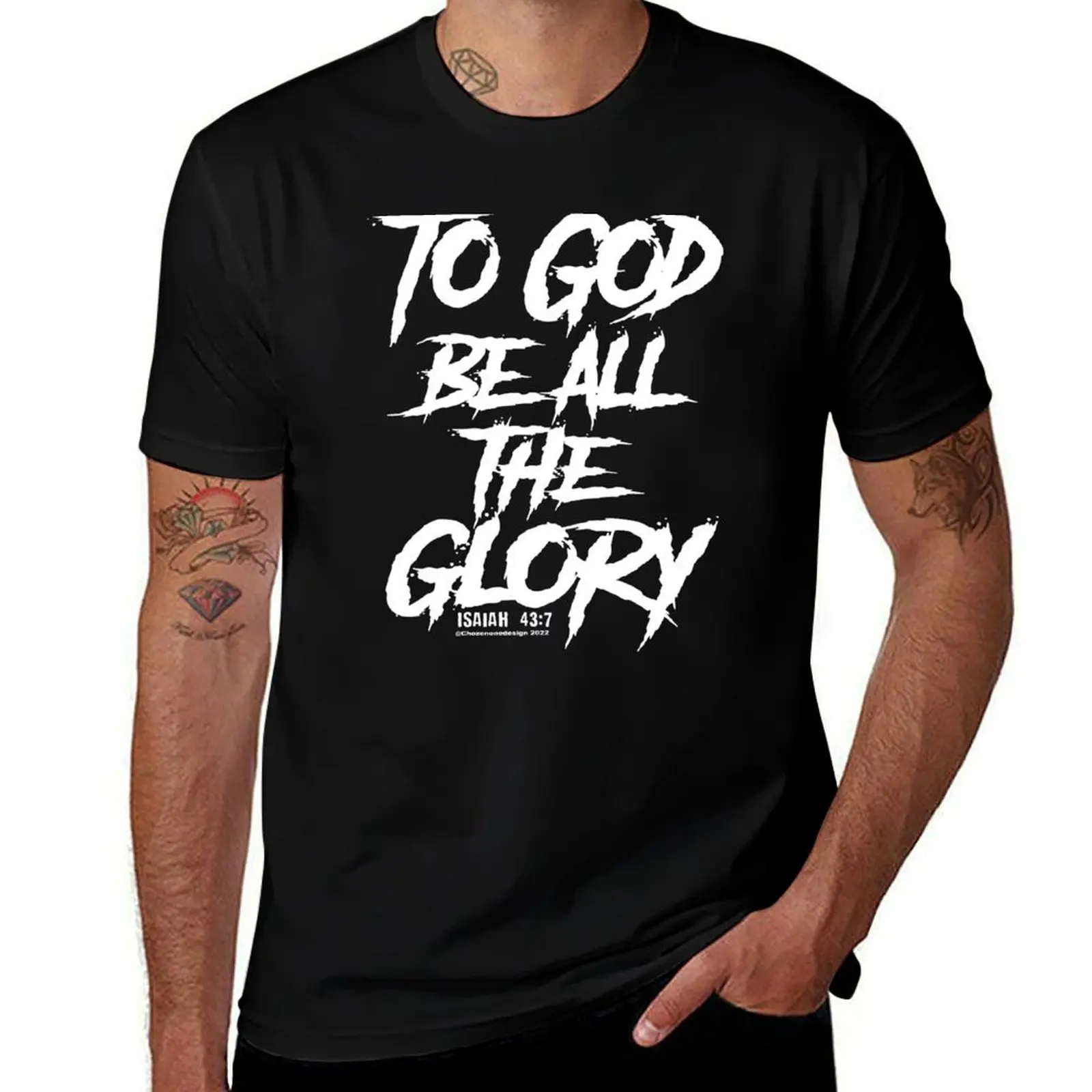 

To God Be All The Glory T-Shirt oversizeds plain anime figures tops men t shirts
