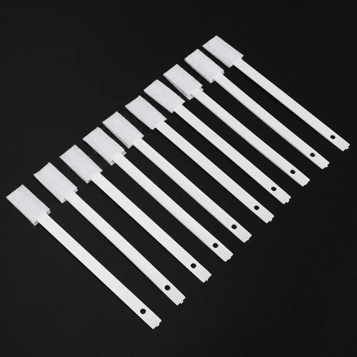 AA83 40 Pieces Disposable Crevice Cleaning Brush Crevice Hole Brush Toilet Bowl Brush Window Door Track Space Cleaning Brush