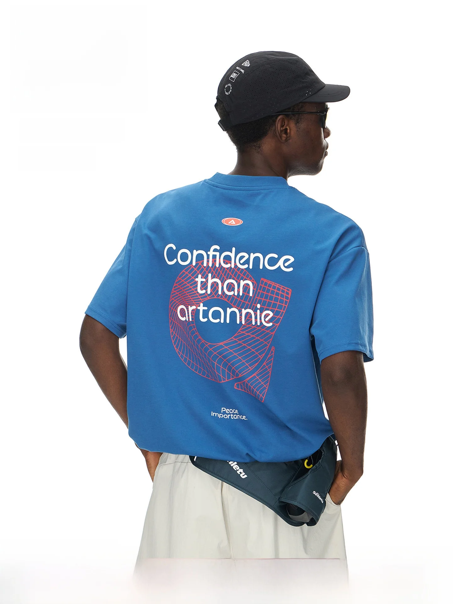 

ARTANNIE Men's Quick Dry Sport T-Shirt Short Sleeve Cool Feeling American Print Summer New Style Cotton Polyester Blend