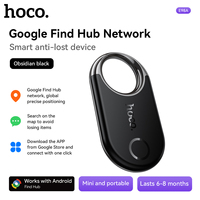 HOCO Metal Anti-Lost Device for Android Phone Google GPS Tracker Bluetooth Locator for Pet Keys Wallets Portable Personal Finder