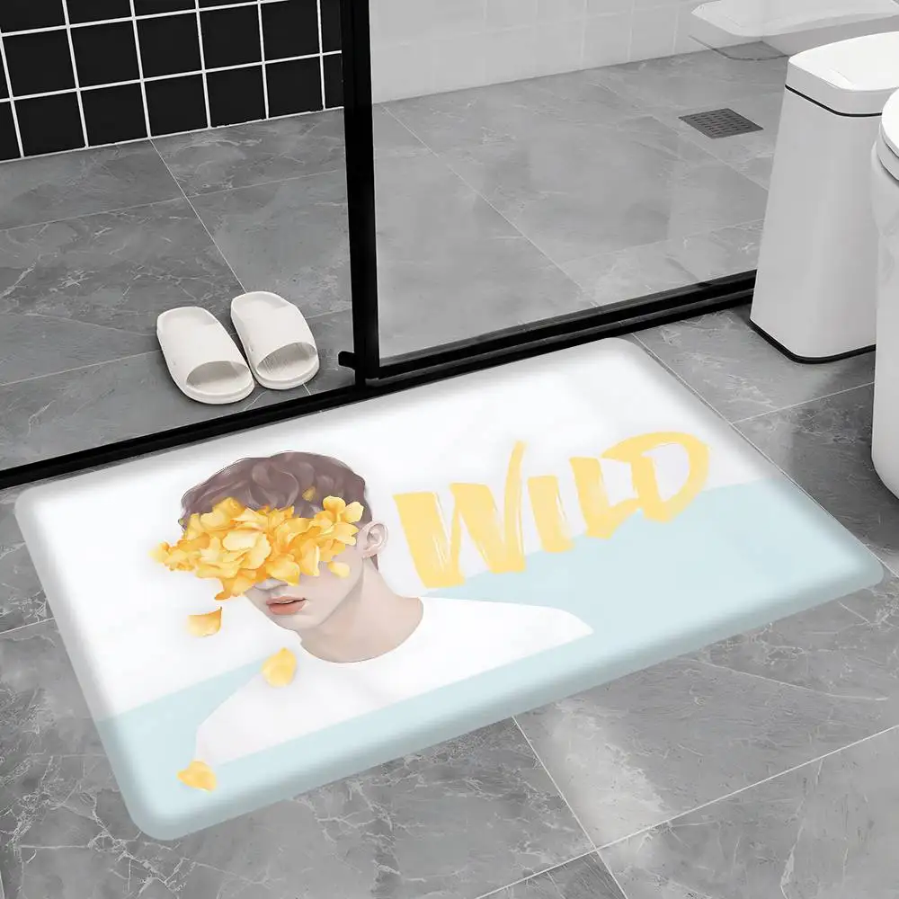 Singer T-Troye S-Sivan Hallway Carpet Washable Non-Slip Living Room Sofa Chairs Area Mat Kitchen Doormat Area Rug