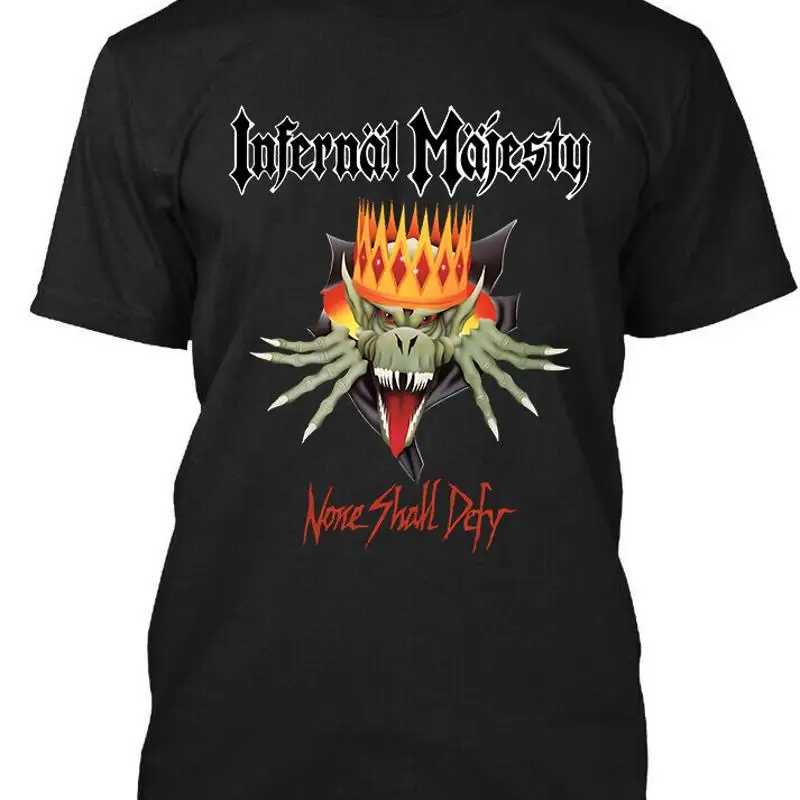 

New POPULAR Infern l M jesty None Shall Defy Canadian Music Retro T Shirt S 5XL