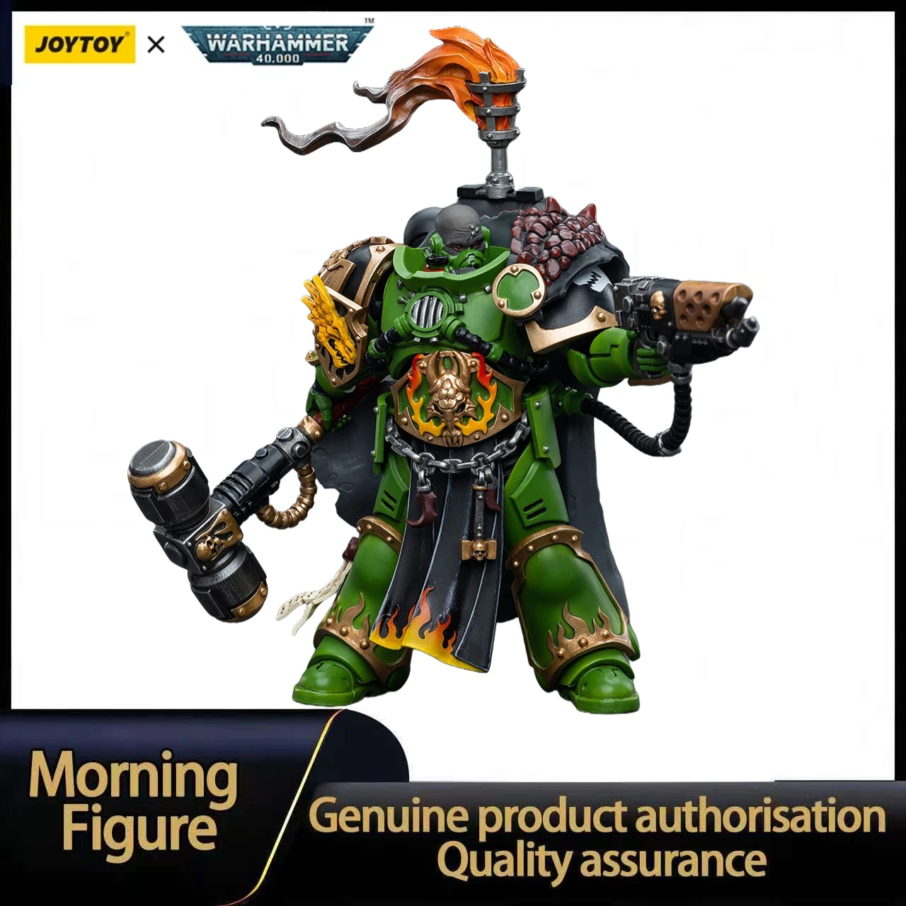 

В наличии: Коллекционная фигурка JOYTOY Warhammer 40K Salamanders Captain Adrax Agatone, масштаб 1/18