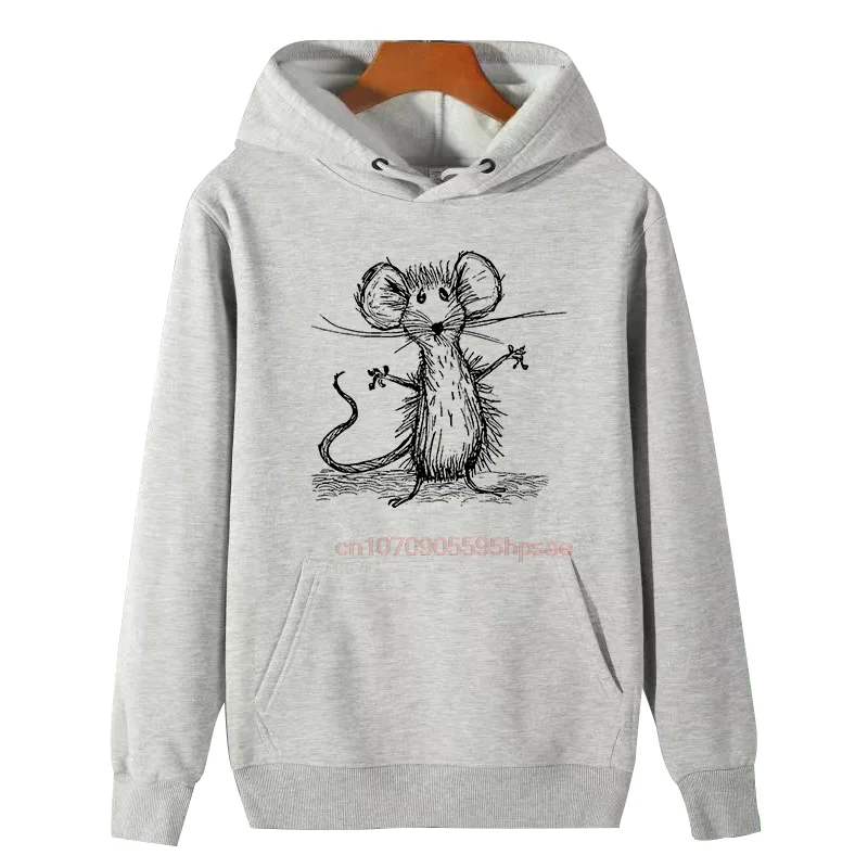 

Очаровательные толстовки с капюшоном и рисунком мыши, зимняя флисовая толстовка с капюшоном, новые модные толстовки и блузки, мужская зимняя одежда