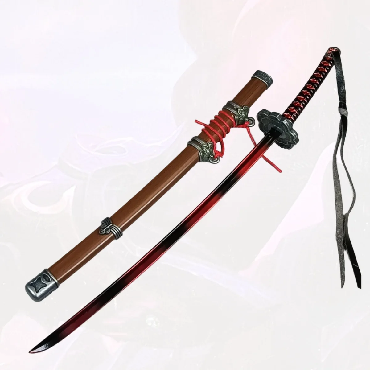 

9,8-дюймовый металлический меч-катана Sekiro Shadows, оригинальная самурайская сабля, ниндзя, нож, японская сабля-катана, аксессуары для косплея, реквизит, игрушка