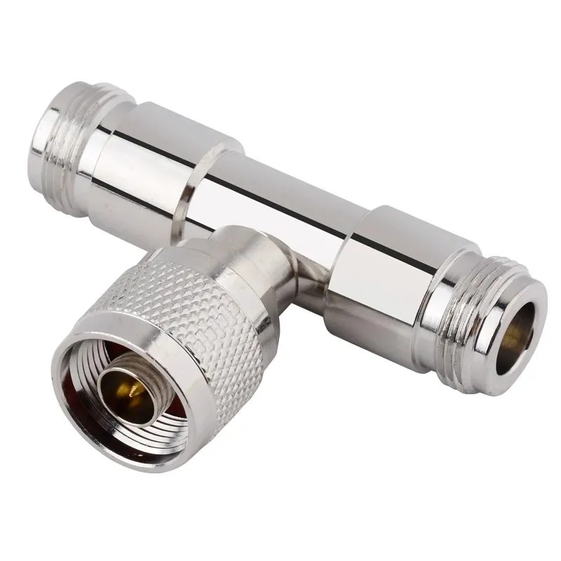 1/10pcs N to N Male to Double N Female N-Type Three-Way Adapter N-J-KK/N Nk -Nk-Njadapter