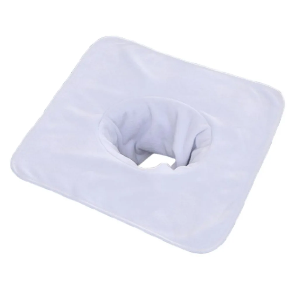 

Ergonomic Thickened Massage Face Towel Breathable Soft SPA Massage Towel Reusable with Hole Headrest Pads for Beauty Salons
