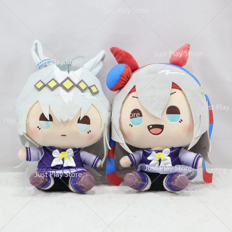 20cm New Uma Musume Pretty Derby Tamamo Cross Plush Toy Movie Stuffed Animal Cute Cartoon Oguri Cap Doll Periphery for Fans Gift