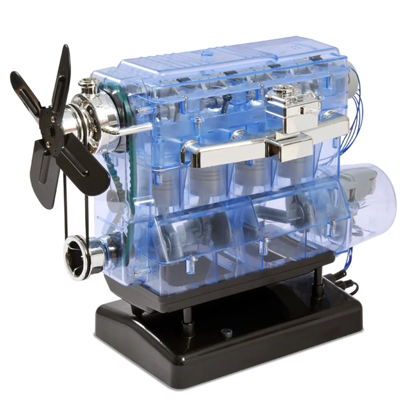 In-line Four-cylinder Mini Engine Model L4 In-line Four-cylinder DIY Engine Movable Assembly Toy Car Model