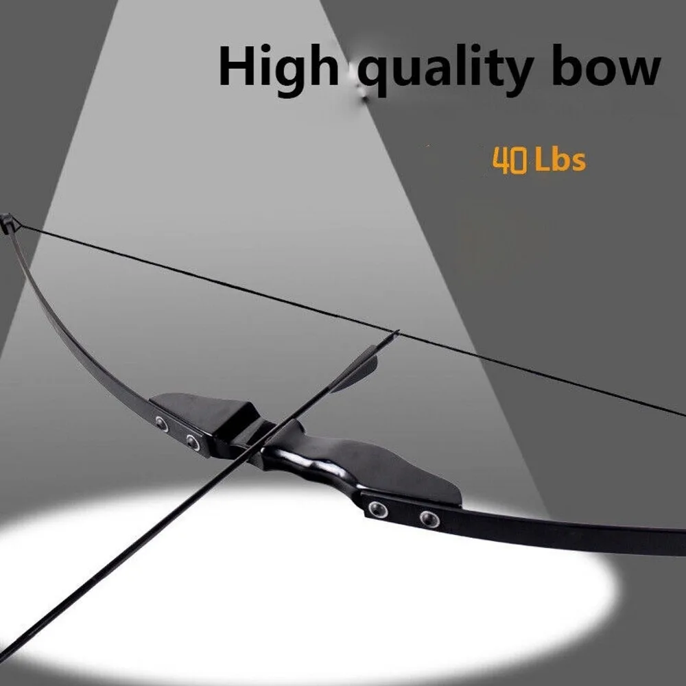 40lbs Recurve Bow Right Hand Hunting Take Down Bow Archery Beginner Bow High Quality