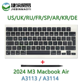 2024 แล็ปท็อป A3113 A3114 Keycap คีย์หมวกชุดสําหรับ MacBook Air M3 13.6 