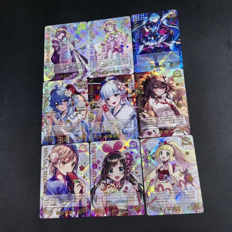 DIY Goddess Honey 1-2th Mr Collection Card Elaina Nakano Miku Hoshino Ai Kafka Anime Cartoon Character Series Flash Card Gifts