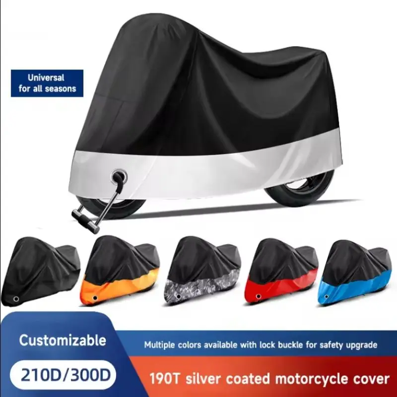 

Motorcycle cover M L XL XXL XXXL XXXXL universal Outdoor Uv Protector Bike Rain Dustproof Scooter Covers Waterproof