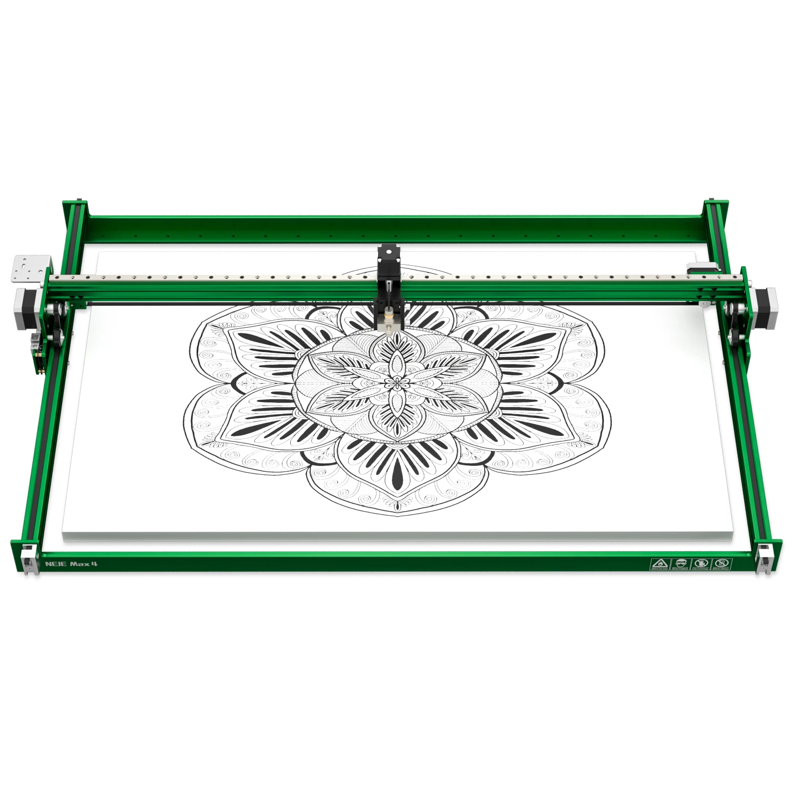 NEJE 4 Max laser Engraver Frame With Drawing Pen, Four-Axis Control And The Maximum Movement Speed 750mm/s